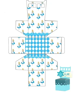 Alice in Light Blue: Free Printable Boxes.