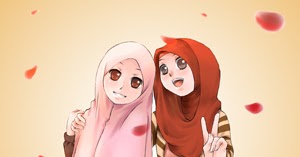 piyo workout Kumpulan Gambar Animasi  Wanita Muslimah  Terbaru 