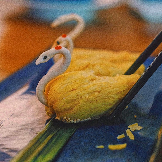 Deep Fried Swan amongst Almond Sauce