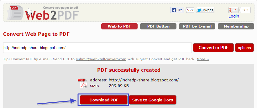 Web2PDF: Simpan Halaman Website Menjadi File PDF