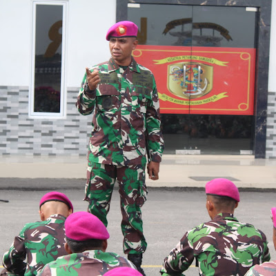 Tingkatkan Komunikasi Langsung Kepada Prajurit, Danyonmarhanlan I Laksanakan JAM Komandan