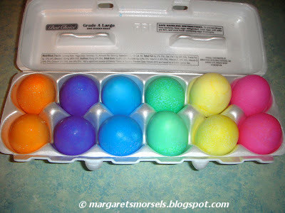 Margaret's Morsels | Gel Icing Color Easter Eggs