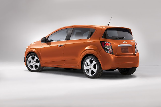 2012 chevrolet sonic hatchback rear side view 2012 Chevrolet Sonic Hatchback