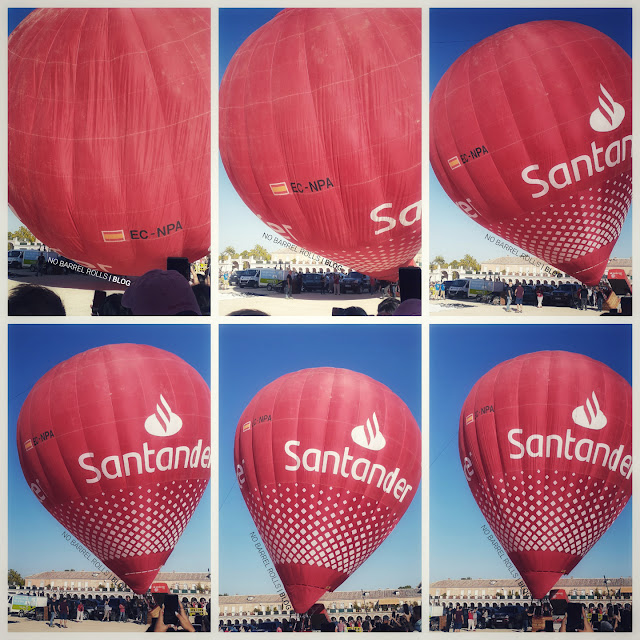 Hot Air Balloon Inflation Aranjuez