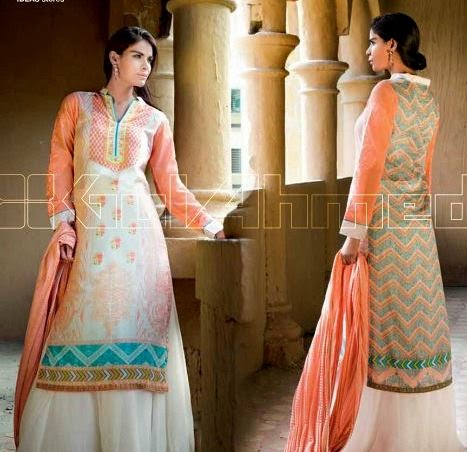 Gul Ahmed Latest  Designs In Pakistan Winter Collection 2014