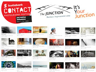 Screenshot Collage: CONTACT - Photography in the Junction: May 1 - 31, 2010 Credit: Junction BIA, scotiabankcontactphoto