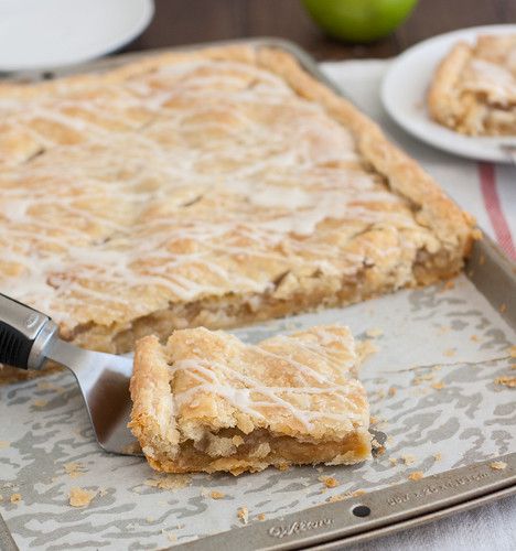 Frosted Apple Slab Pie Recipe