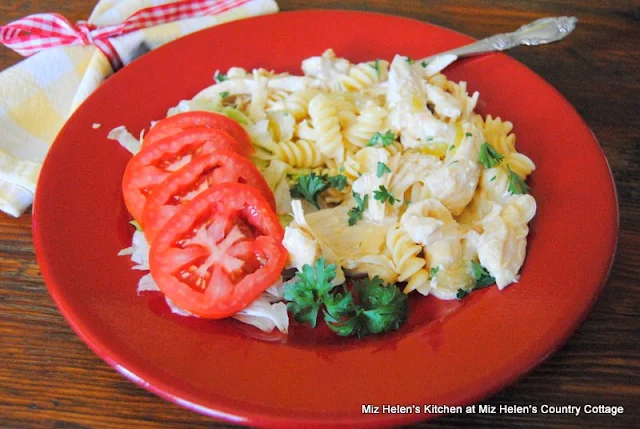 Slow Cooker Buffalo Chicken Casserole at Miz Helen's Country Cottage