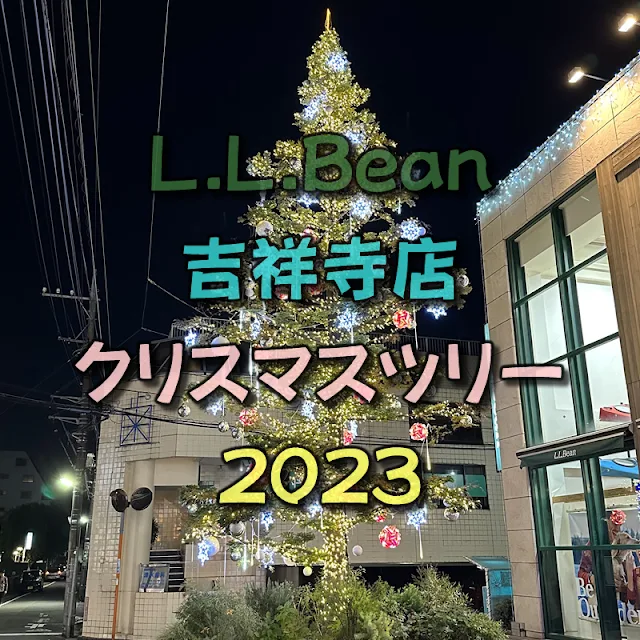 L.L.Bean吉祥寺店のクリスマスツリー🎄2023🎅