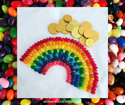 Jelly Bean Edible Rainbow Kids Craft