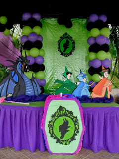 Fiestas Infantiles Decoradas con Malefica