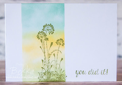 Serene Silhouettes You Did It! Recognition Cards for my Stampin' Up! UK Team