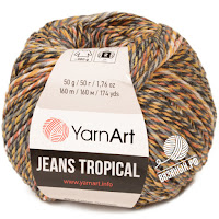 пряжа: YarnArt Jeans Tropical