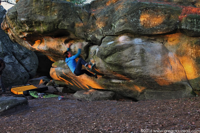 Ivan joue l'Arachné, 6b, Gorge aux Chats (C) Greg Clouzeau 