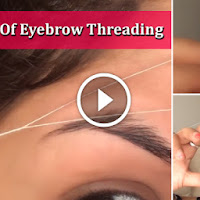 Simple Tips Of Perfect Eyebrow Threading, Step By Step