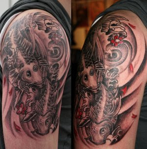 Japanese Tattoos Especially Koi Fish Designs With Image Shoulder Japanese Koi Fish Tattoo For Male Tattoo Gallery Picture 6