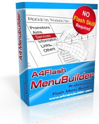 تحميل تنزيل برنامج تصميم مواقع فلاش A4 Flash Menu Builder 2.55 برابط مباشر