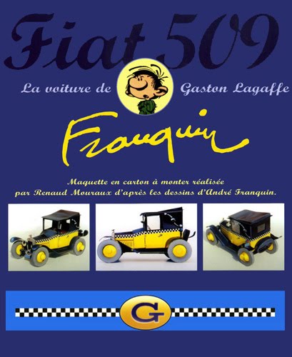 FIAT 509 Gaston Lagaffe by Andr Franquin Posted by Unknown at 729 PM