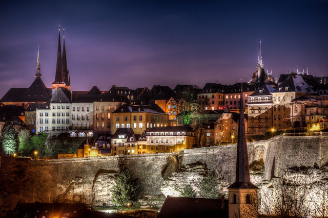 A bela e iluminada  Luxemburgo