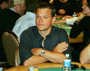 Matt Damon  Poker