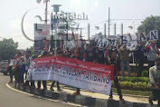 Ratusan Mahasiswa Jember Demo Tolak Tambang