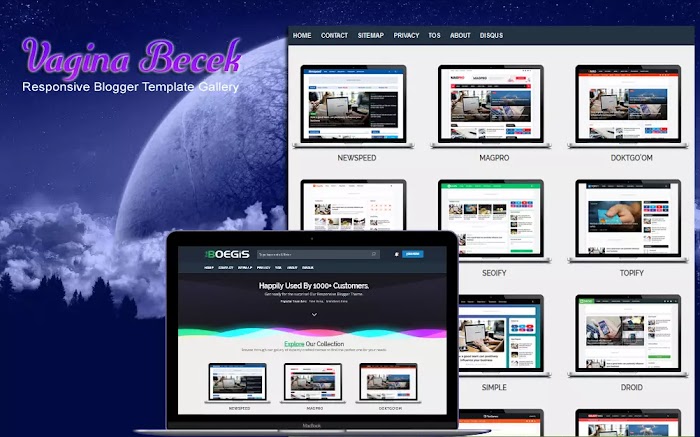 Vagina Becek Responsive Blogger Template 