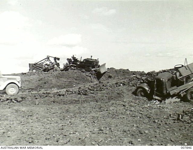 18 April 1941 worldwartwo.filminspector.com bomb damage Greece Australian trucks