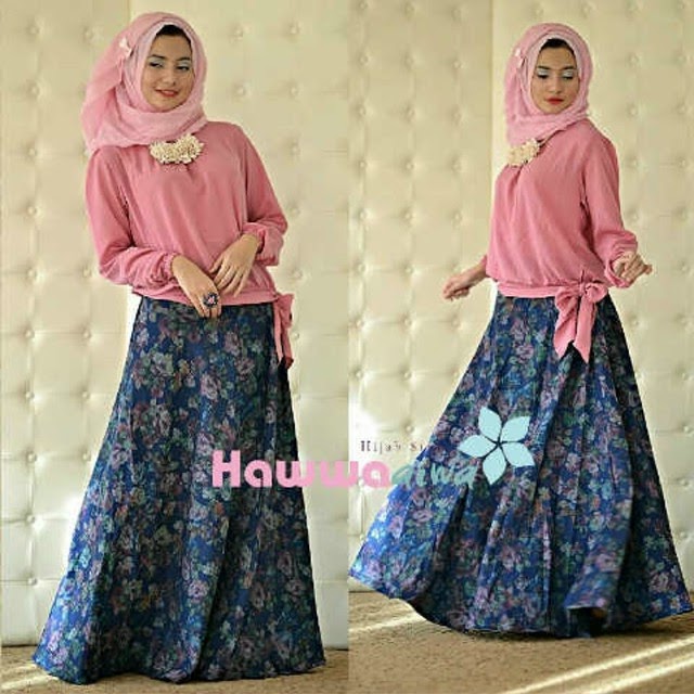  Baju  Muslim via Online Zara  Jeans Set By Hawwa Aiwa