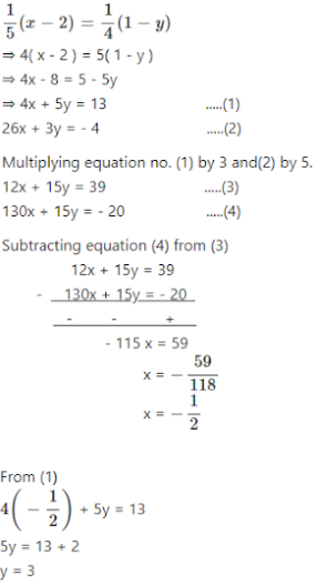 Selina Chapter 6 Linear Equations Including Problems Icse Solutions Class 9 Maths