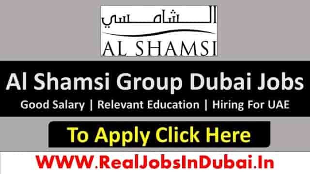 Al Shamsi Holdings Careers Jobs Vacancies In UAE