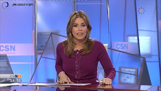 SUSANA RUIZ, Jersey morado, marcando, Guapisima (11.12.10)