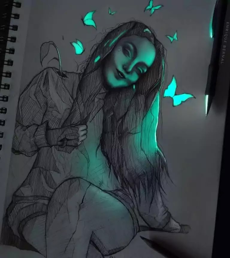 Stunning Pencil Sketches That 'Glow With Life'