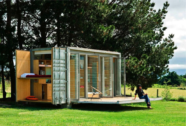  Container Homes: Portable shipping container holiday home, New Zealand
