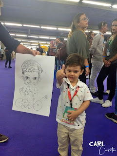 Caricaturista em Recife EXPOISP 2023