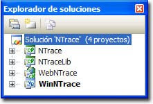 Solución NTrace en Visual Studio 2005