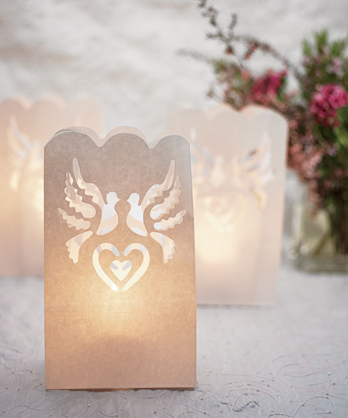 DIY Wedding Decorations Romantically light the way for wedding guests at 