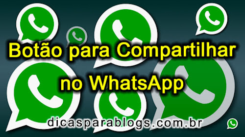 Adicionar link ou botão para compartilhar no WhatsApp