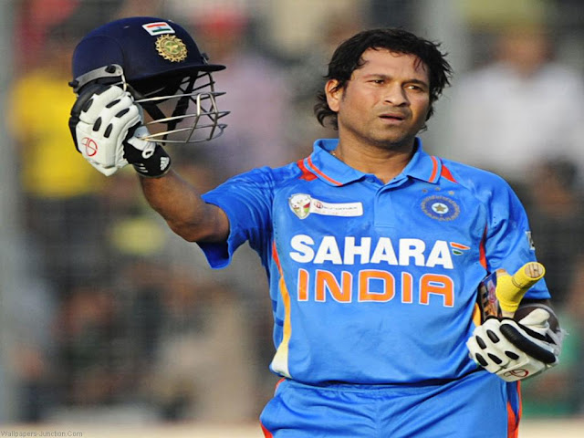 Sachin Tendulkar batting