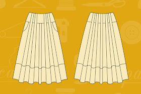 Stepalica: Zlata skirt Pattern #1401 - variation B