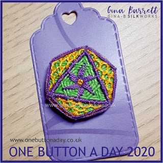 One Button a Day 2020 by Gina Barrett - Day 11 : Parma