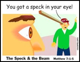 log in my eye
