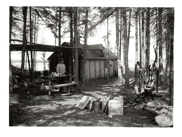 Camp at mouth of Ellis Brook 27 June 1946