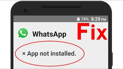 حل مشكله " فشل تثبيت التطبيق "او " App not installed " ، التطبيق غير مثبت لهواتف الاندرويد