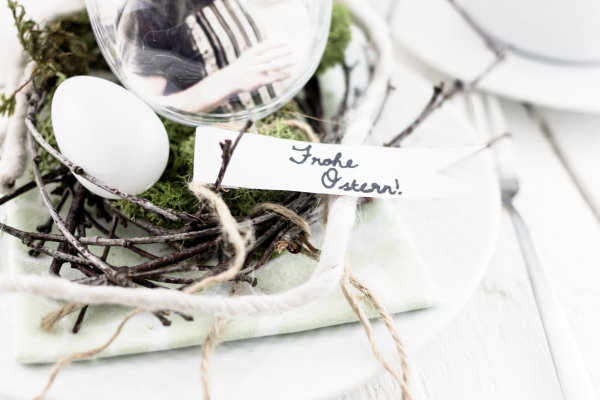 Frohe OStern: Tischdeko selbermachen Frohe OStern: Tischdeko selbermachen