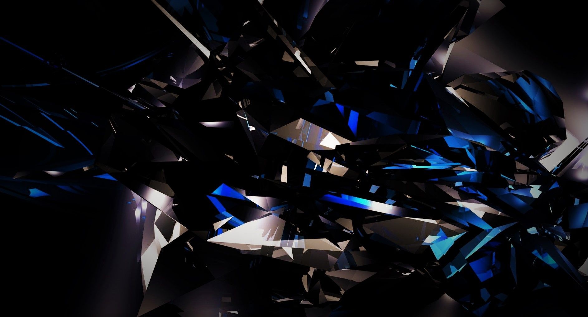 Dark Abstract Triangle 4K