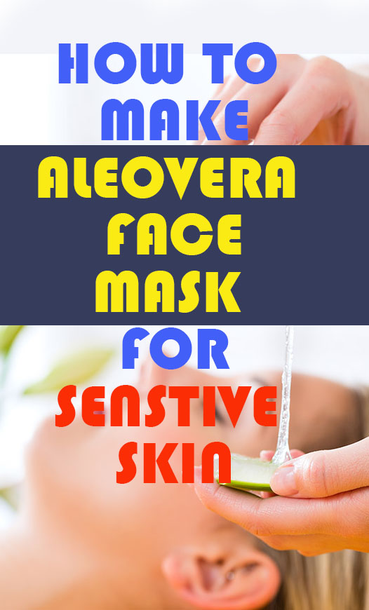 aloe Vera face mask for sensitive skin