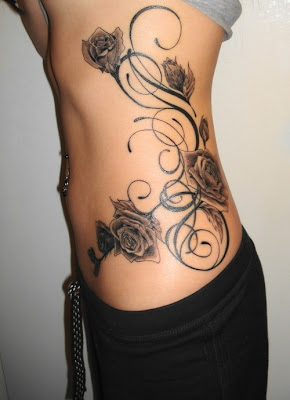 Girl Tattoos On Ribs-12