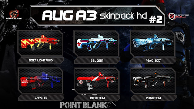 AUG A3 POINT BLANK SERIES SKINPACK #2 FOR CS 1.6 & CSCZ or CSPB