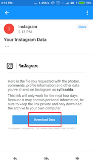 Cara Membackup Data | Foto Video Story DM Komentar Akun Instagram