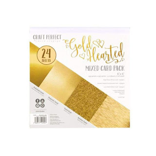 Gold Hearted Paper Pad